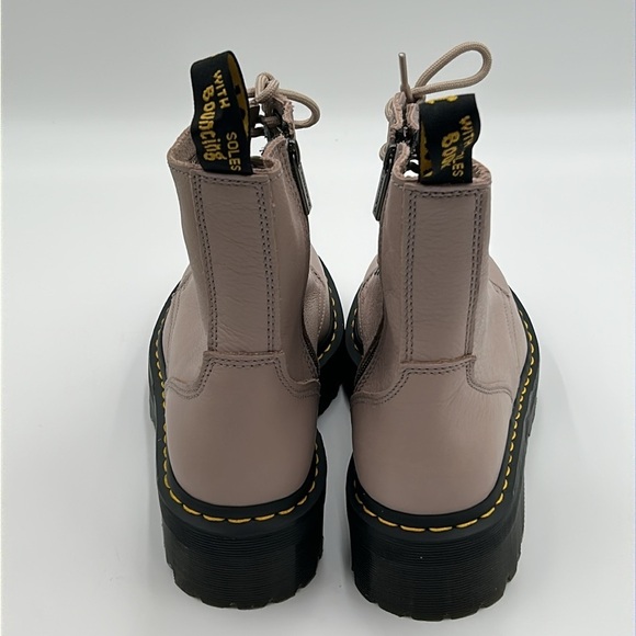 2298- Dr. Martens Combat Boots Women’s Size 9 / Men’s Size 10 Leather No Box - Picture 6 of 12